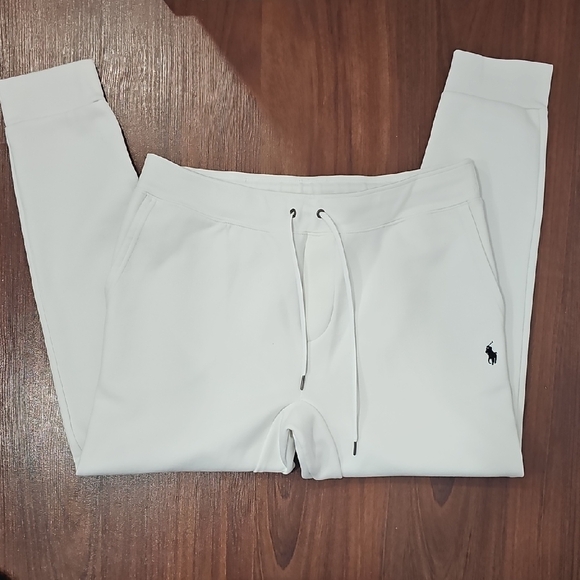 Polo Ralph Lauren White Sweatpants - Picture 2 of 4